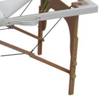 Lettino per massaggi in legno 3 zone