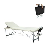Lettino per massaggi in alluminio 3 zone