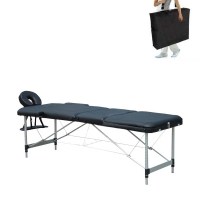 Lettino per massaggi in alluminio 3 zone