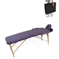 Lettino per massaggi in legno 2 zone