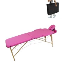 Lettino per massaggi in legno 2 zone
