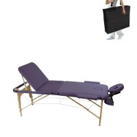 Lettino per massaggi in legno 3 zone